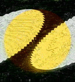 1914 2 1/2 DOLLAR INDIAN HEAD GOLD PIECE, 4.2 GRAMS