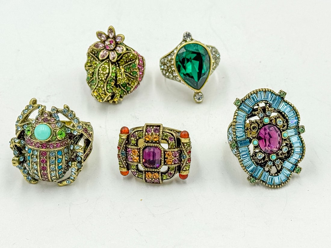 5 HEIDE DAUS RINGS: 5 HEIDE DAUS RINGS