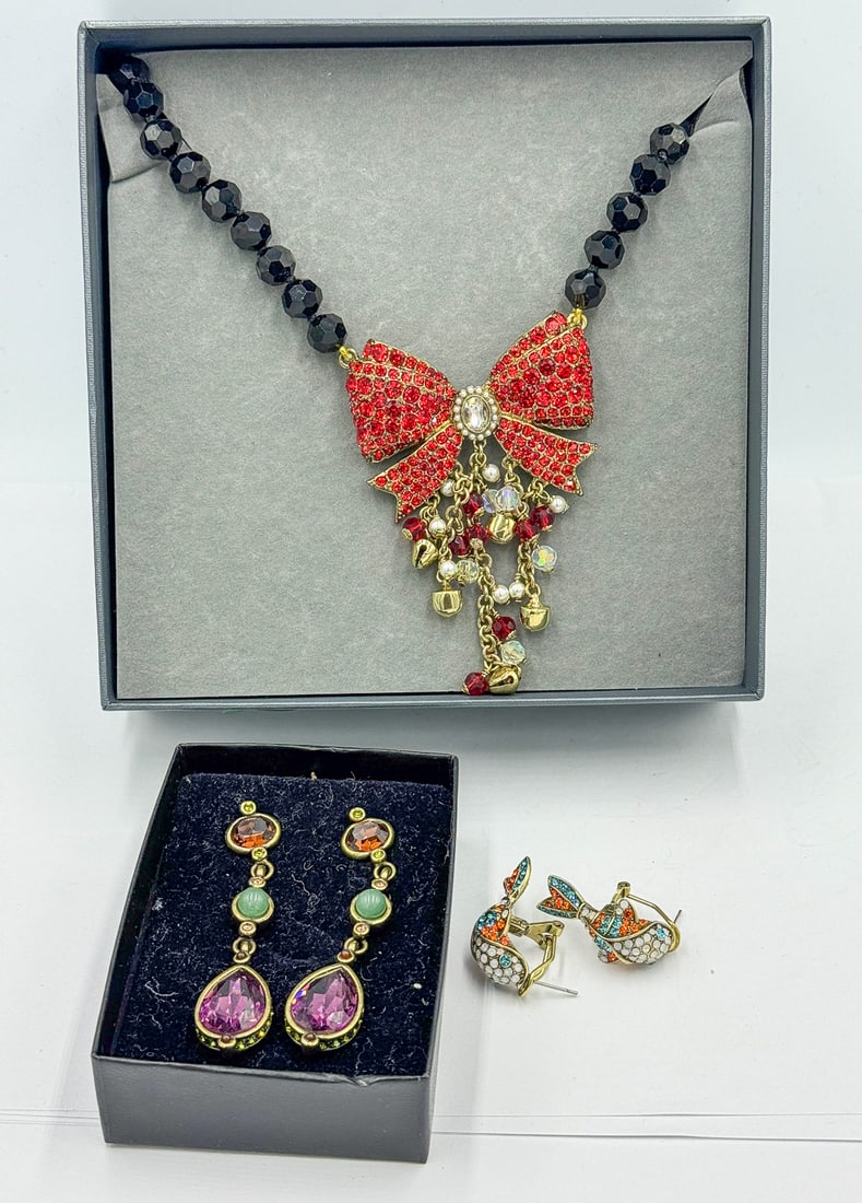 HEIDE DAUS SCARAB BRACELET AND RING LOT (1 of 4)