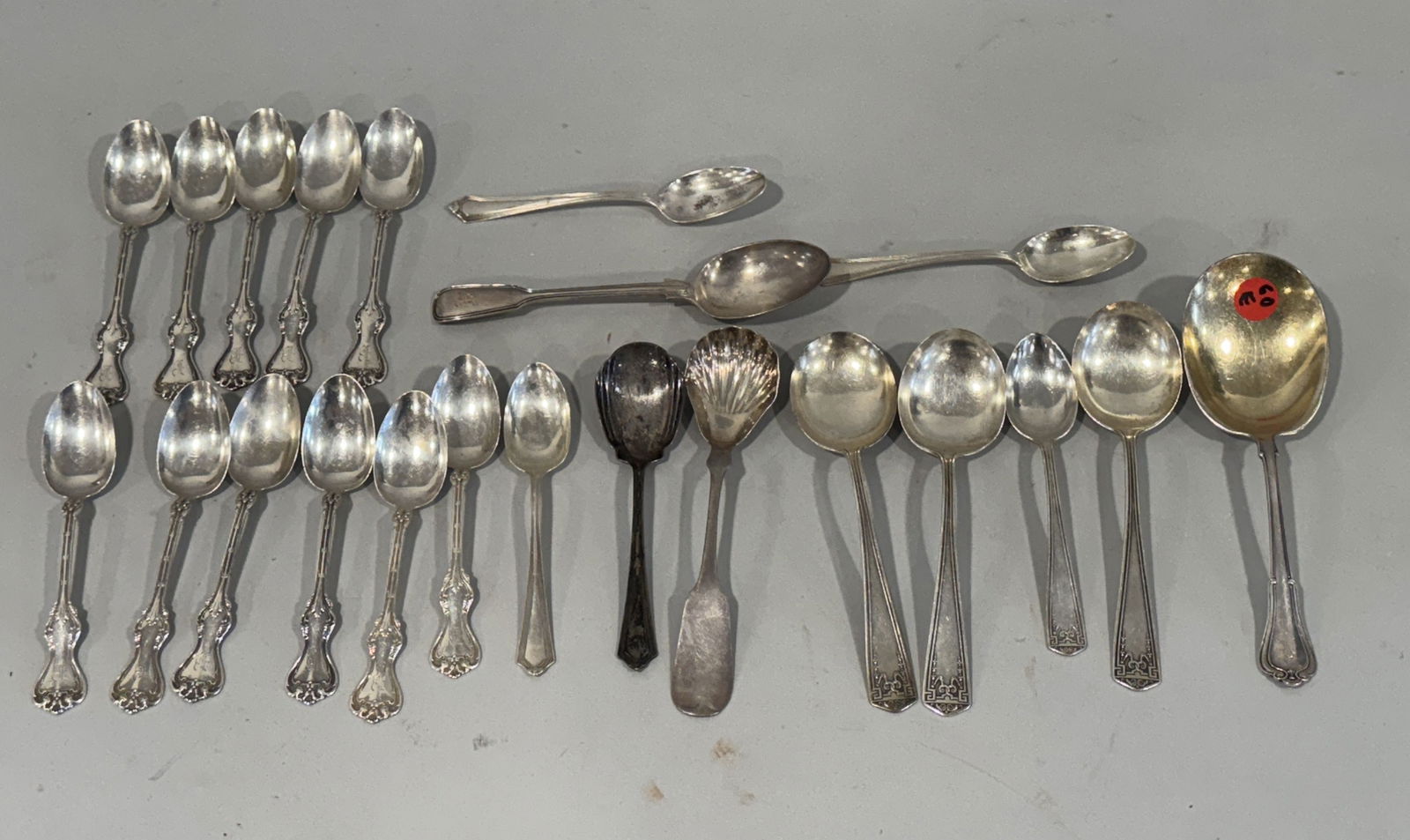 STERLING SIVLER SPOON LOT (1 of 9)
