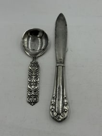 2 PIECES GEORG JENSEN STERLING SILVER