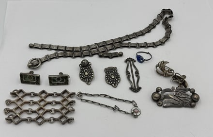 STERLING SILVER JEWELRY LOT