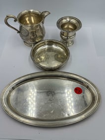 4 PIECES STERLING SILVER