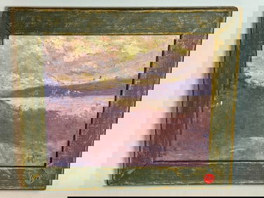 HARRY ROBINSON (HAL) 1867 -1933. 15" X 13" FRAMED AND 11.5" X 9.5"SIGHT