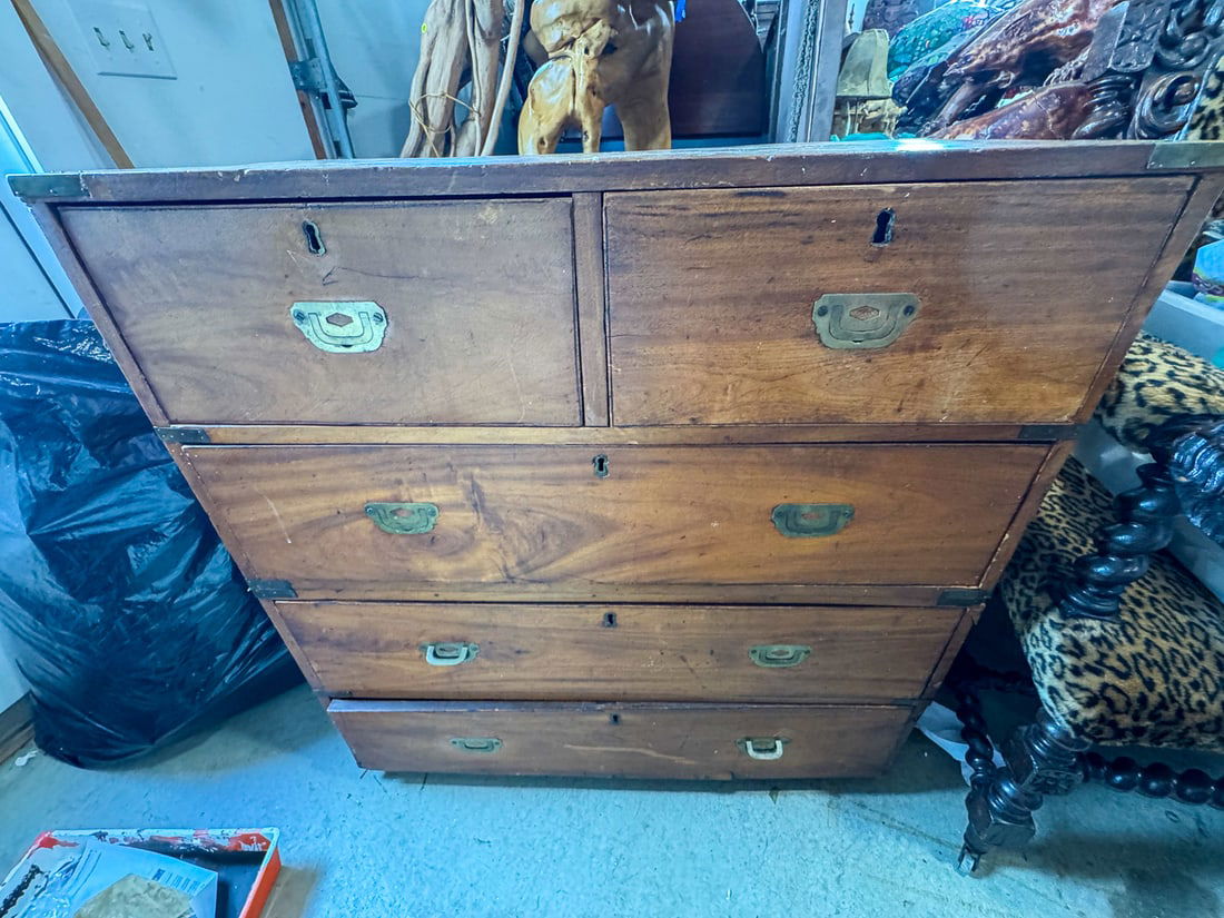 CHINESE CAMPAIGN CHEST, 36" X 17.5" X 37.5" (1 of 4)