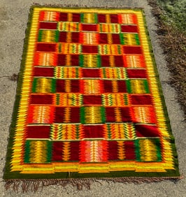 1941 HOPI RUG/BLANKET, 65" X 104"