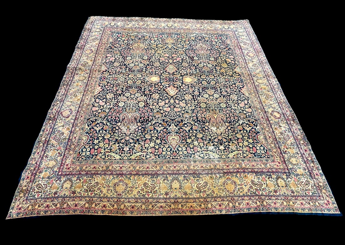 LARGE ROOM SIZE ANTIQUE PERSIAN RUG (1 of 10)