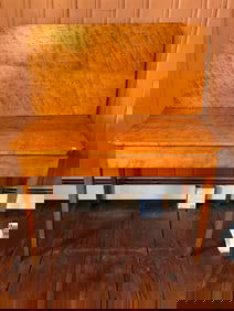 BIRDSEYE MAPLE CARD TABLE