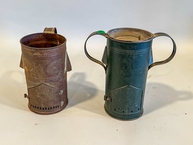 2 18TH CENTURY TOLEWARE LANTERNS