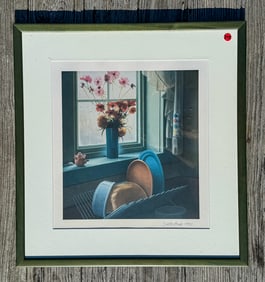 SCROTT PRIOR SIGNED PRINT, 25" X 25" FRAMED AND 14" X 15" SIGHT