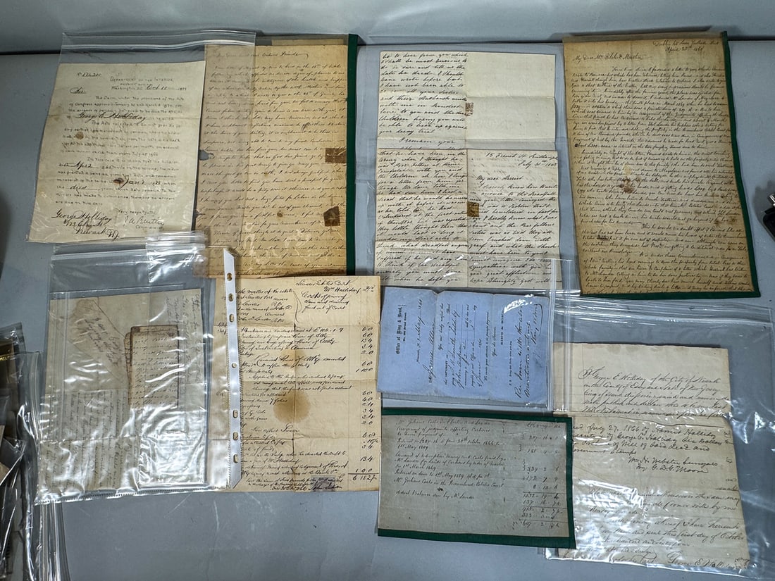 LOT OF 19TH C. DOCUMENTS (1 of 9)