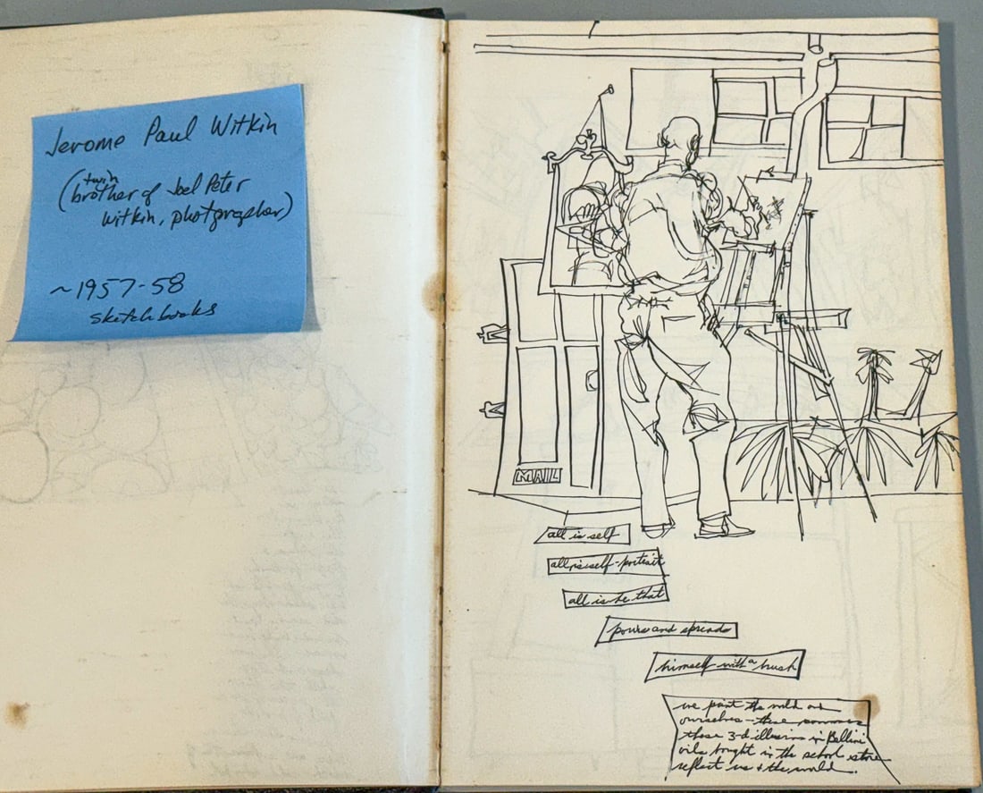 A JEROME PAUL WITKIN SKETCH BOOK (1 of 10)
