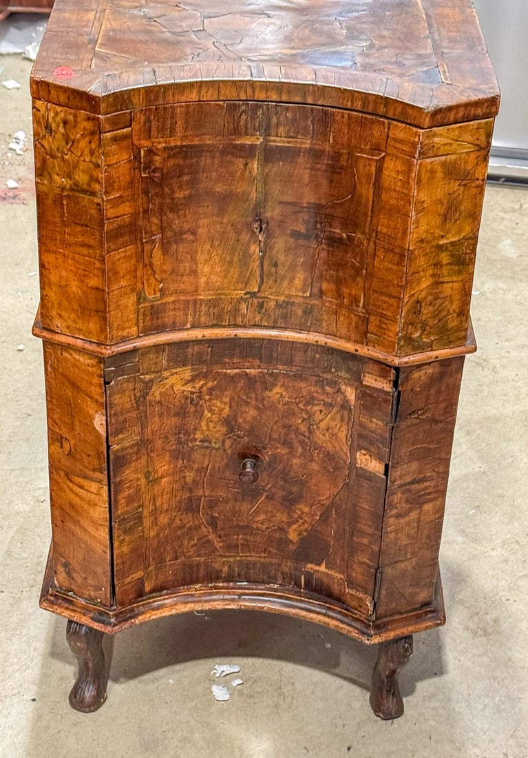 INLAID CONTINENTAL SIDE TABLE, 17" X 15" X 30" (1 of 9)