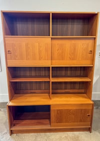 MOBLER DOMINO BOOKCASE, 48" X 16" X 67"