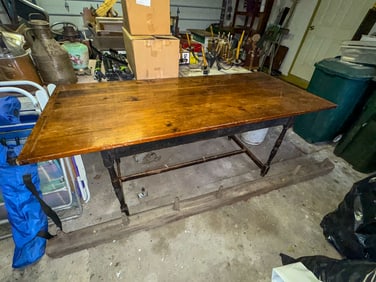 8' FARM TABLE, 40" TALL