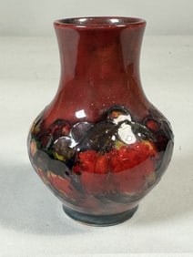 MOORECRAFT VASE, 4" X 2.75"