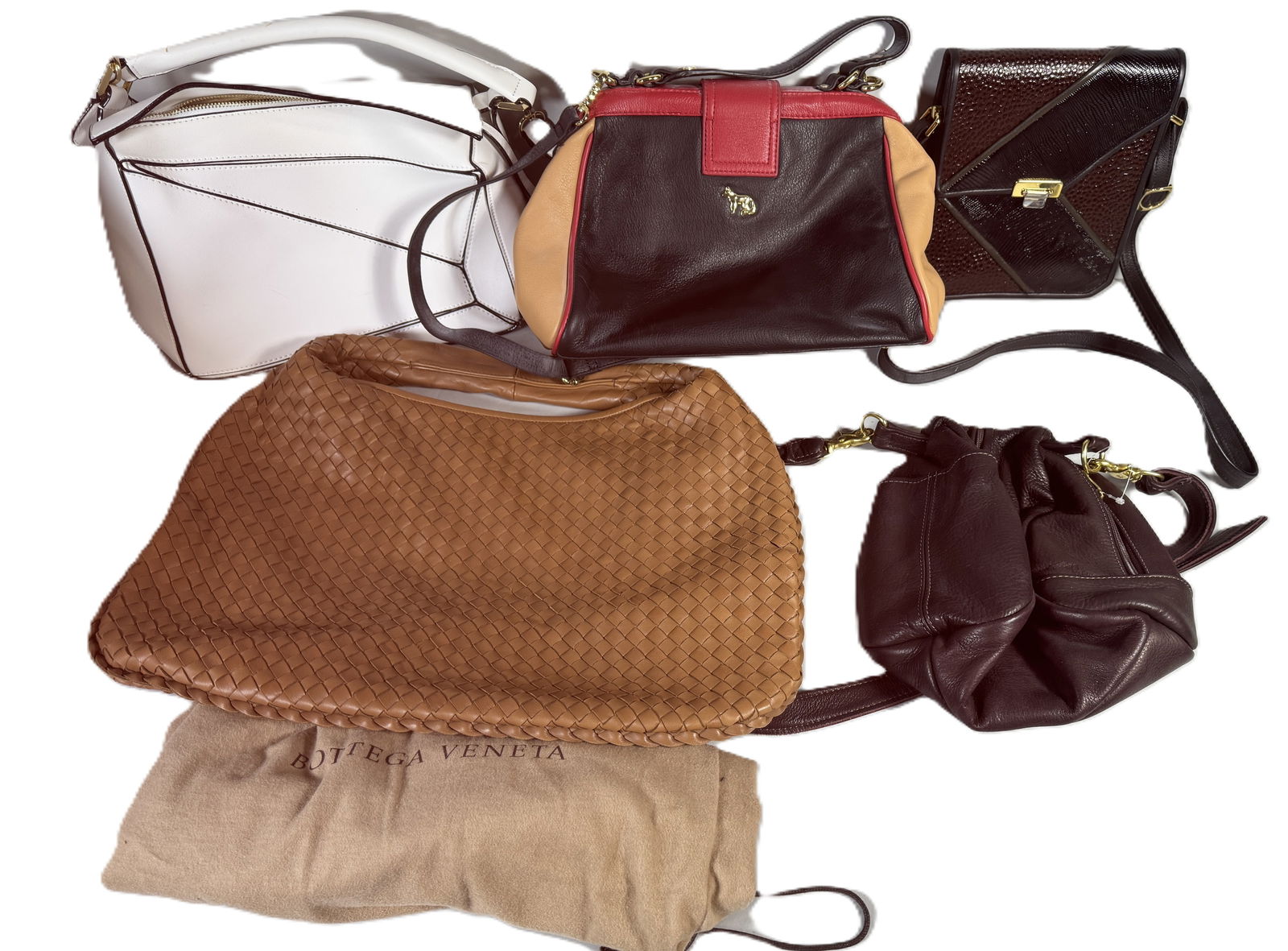 VINTAGE PURSE  LOT, 2003 ROCHE VENTURA, EMMA FOX , BOTTEGA VENETA (1 of 12)