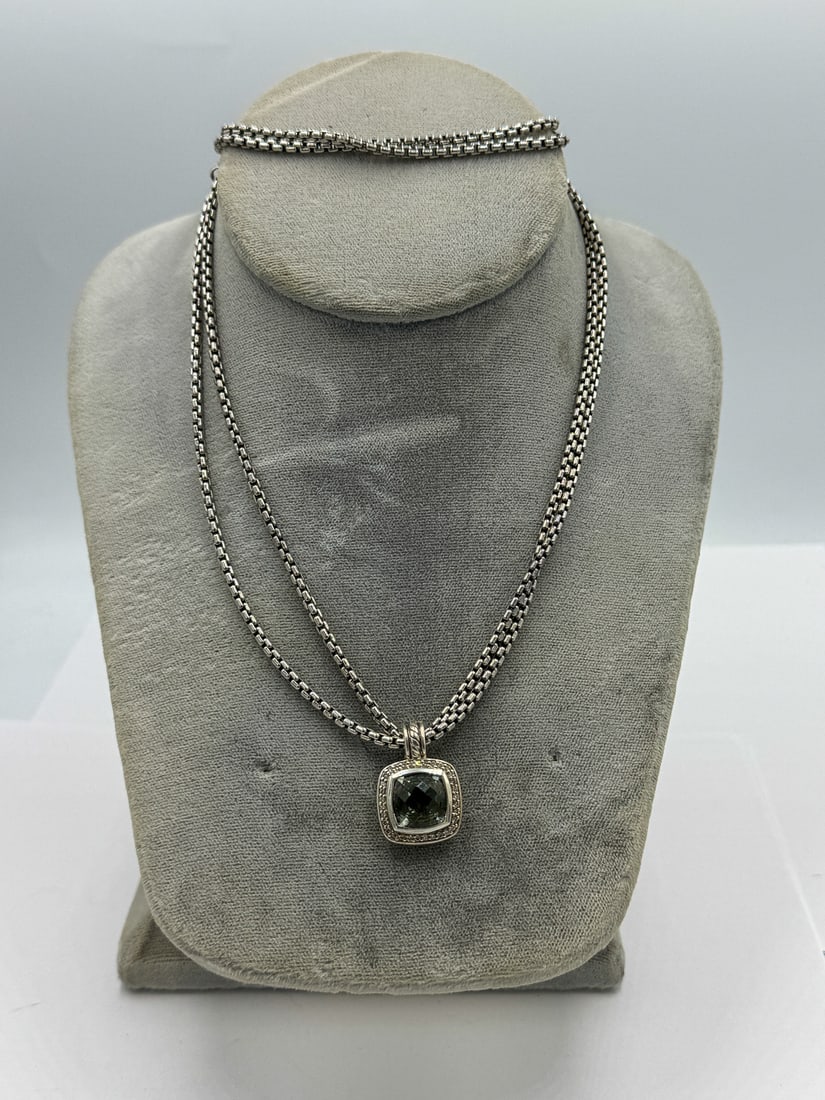 A DAVID YARMAN PETITE ALBION PENDANT NECKLACE, 47.75 GRAMS (1 of 3)