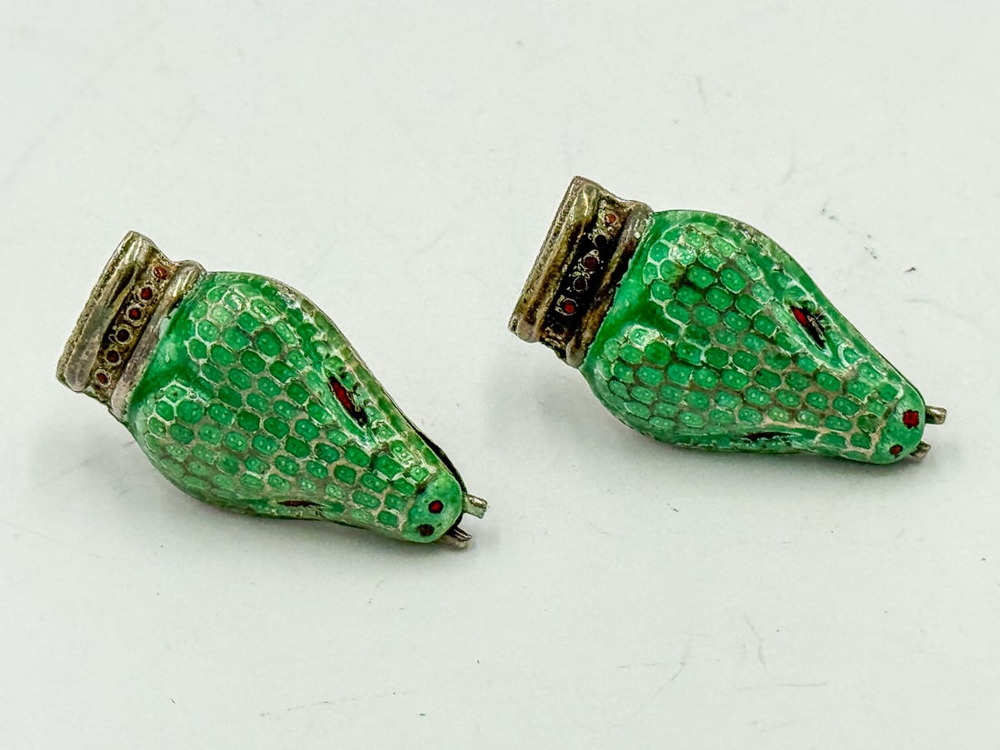 MARIA DE TAXCO SNAKE EARRINGS: MARIA DE TAXCO SNAKE EARRINGS