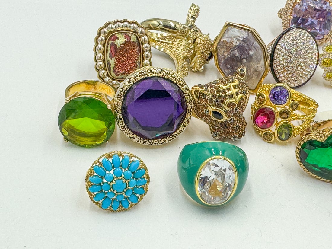 15 DESIGNER/DECORATOR RINGS - 2