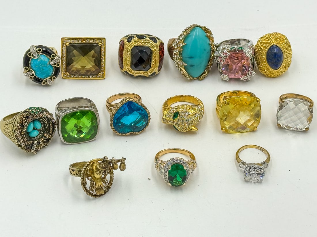 15 DESIGNER/DECORATOR RINGS - 3