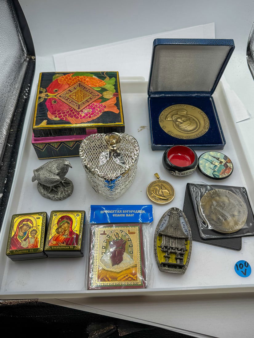 BRONZE MEDALLIONS AND RELIGIOUS ICONOGRAPHY (1 of 6)