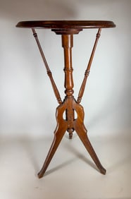 EASTLAKE PLANT STAND, 13" D X 30" T