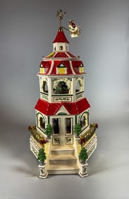 LENNOX VICTORIAN CHRISTMAS CENTERPIECE, 16" X 8" X 7"