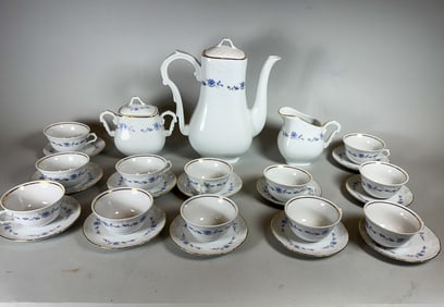 VISTA ALEGRE TEA SERVICE, 11" AND SMALLER