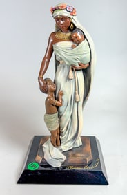 THOMAS BLACKSHEAR "LEGENDS" 1997 BRONZE, 5" X 5" X 11"