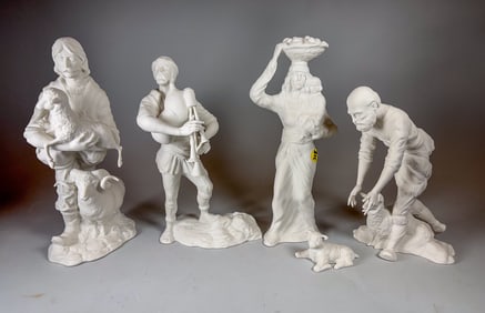 BOEHM NATIVITY FIGURES, 12" AND SMALLER