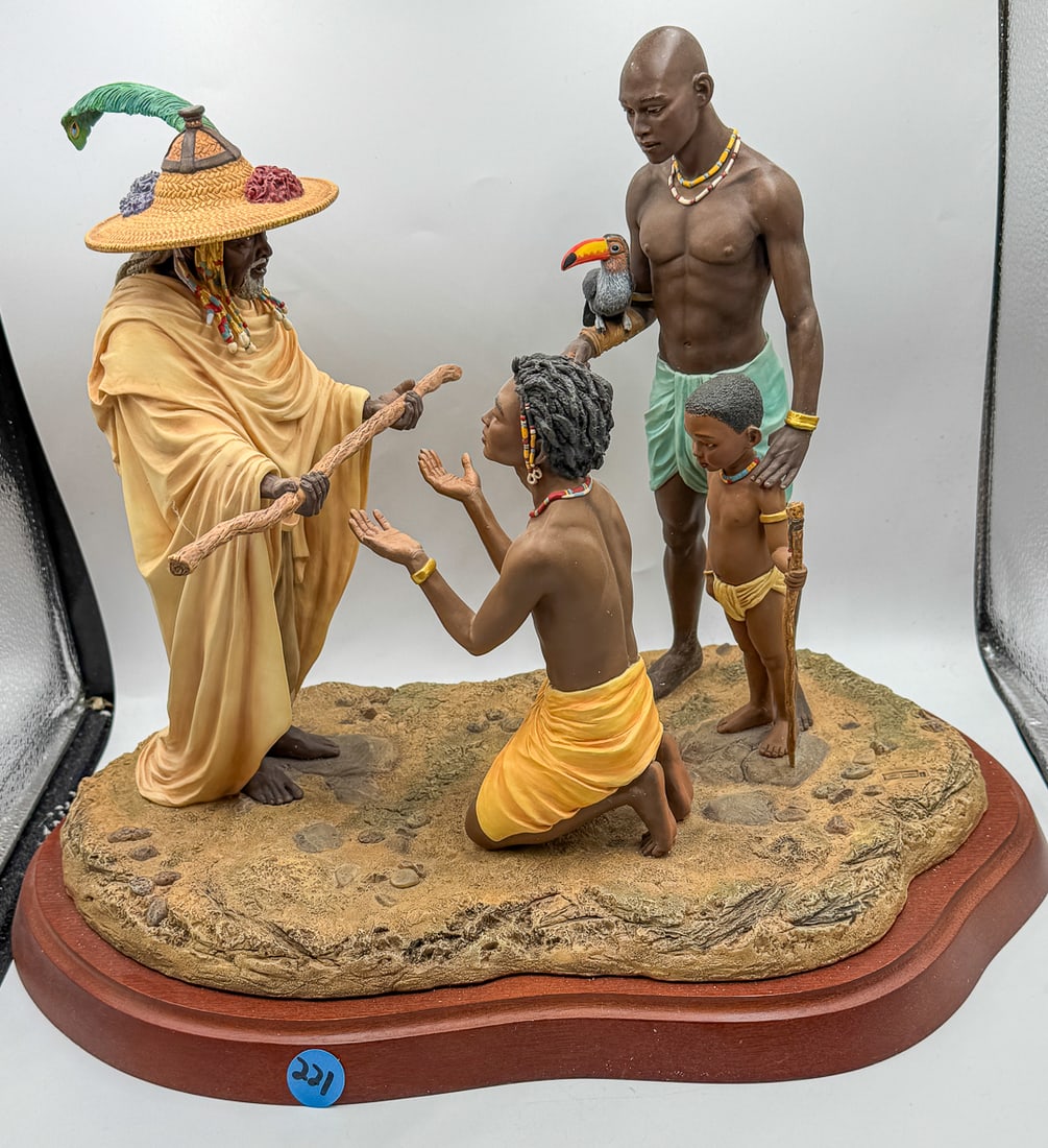 THOMAS BLACKSHEAR "RITE OF PASSAGE", 13" X 8" X 12": THOMAS BLACKSHEAR "RITE OF PASSAGE", 13" X 8" X 12"