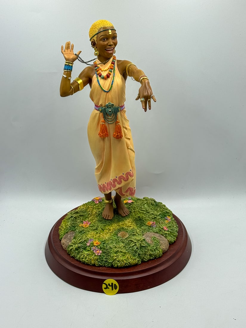 THOMAS BLACKSHEAR FIGURAL GROUPING OF A WOMAN, 12" X 5" (1 of 3)