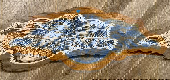 DELFT TILE MURAL, 15" X 36"