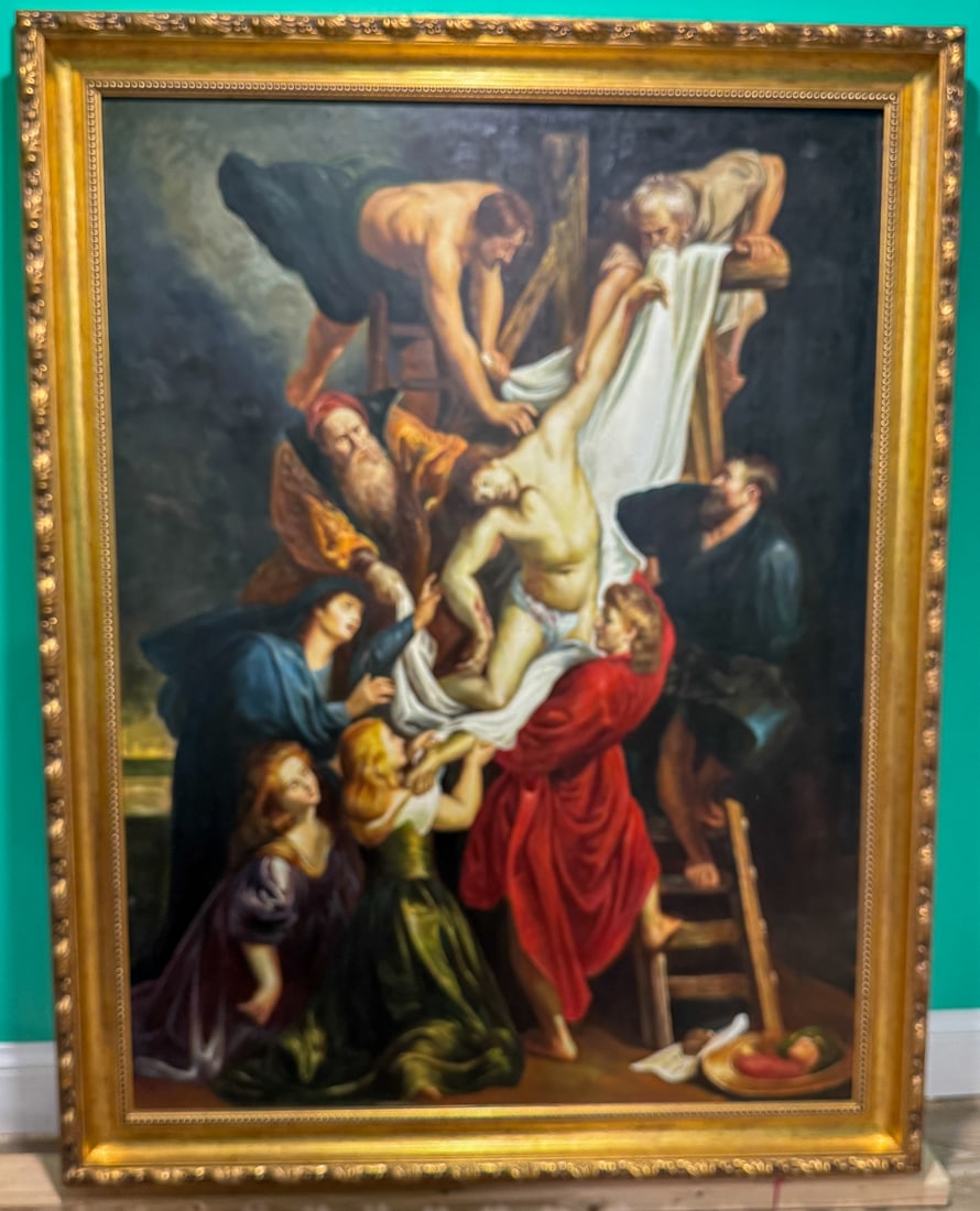 LARGE O/C CRUCIFICTION, 44" X 56": LARGE O/C CRUCIFICTION, 44" X 56"