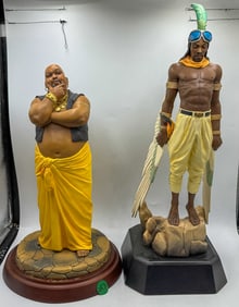 2 THOMAS BALCKSHEAR FIGURES, 16" AND SMALLER