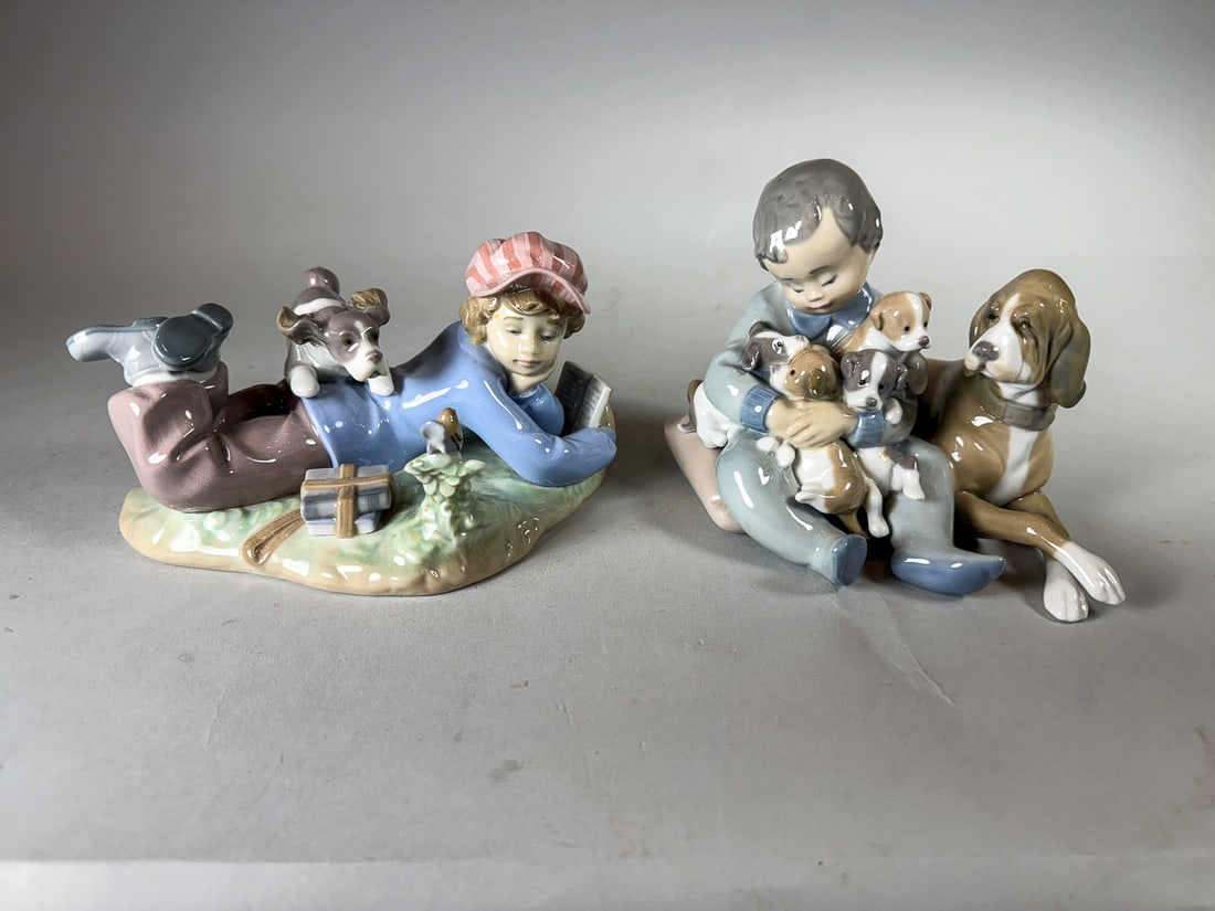 2 LLADROS, 7" X 6" X 4" AND SMALLER (1 of 5)