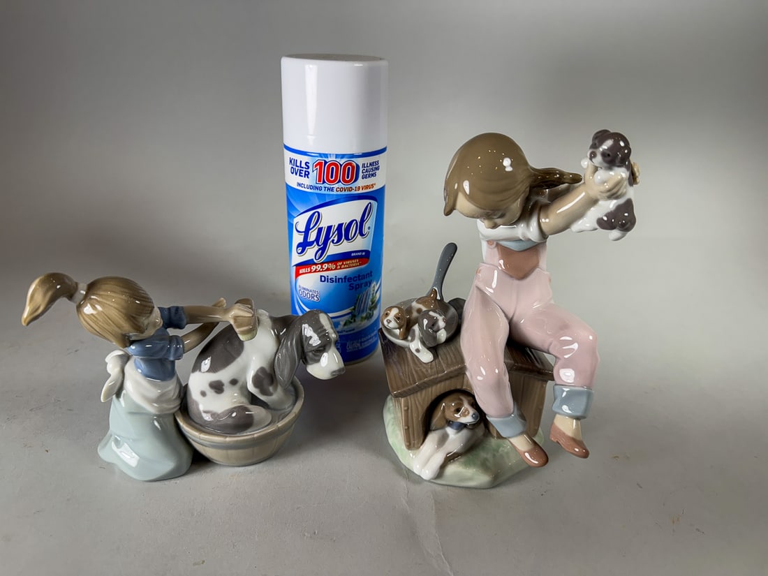 2 LLADROS, 7" AND 5.5" (1 of 7)