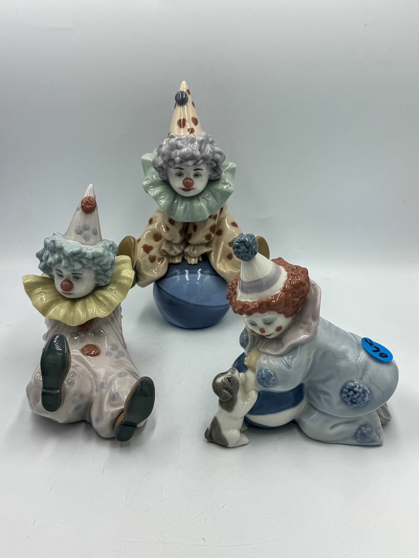 3 LLADROS, 7.5" AND SMALLER: 3 LLADROS, 7.5" AND SMALLER