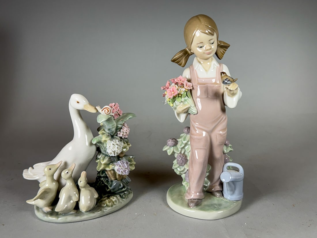 2 LLADROS, 8" AND 5" (1 of 5)