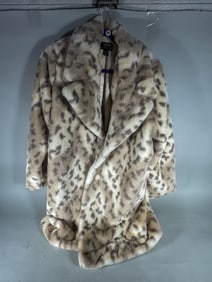 DENNIS BASSO FUR COAT, XL