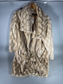 DENNIS BASSO FUR COAT, XXL