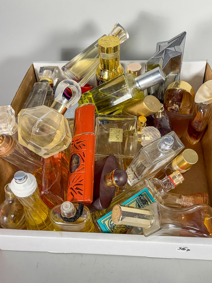 PERFUME LOT MOSTLY OPENED, 5" AND SMALLER - 2