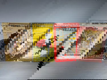 1940S THEATER POSTER REPRODUCTIONS, 14" X 20"