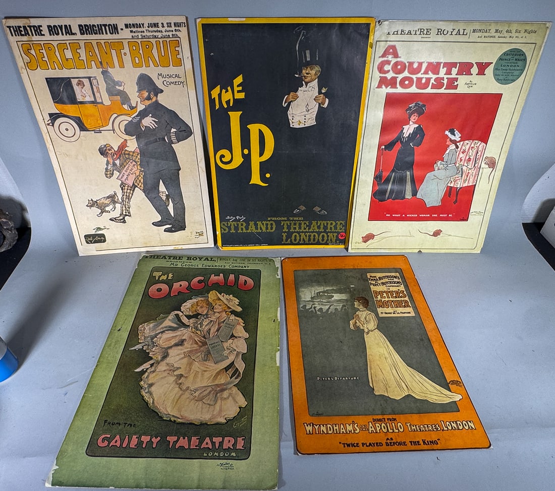 1940S THEATER POSTER REPRODUCTIONS, 14" X 20": 1940S THEATER POSTER REPRODUCTIONS, 14" X 20"