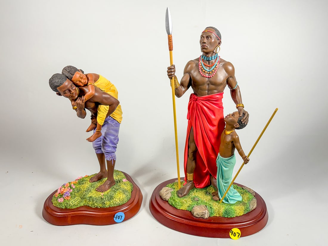2 THOMAS BLACKSHEAR EBONY VISIONS FIGURES (1 of 4)