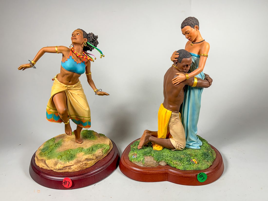 2 THOMAS BLACKSHEAR EBONY VISIONS FIGURES (1 of 5)