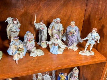 CAPODIMONTE NATIVITY, LIMITED EDITION 6 PIECES