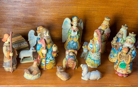 DE BRECHT NATIVITY SET 15 PIECES