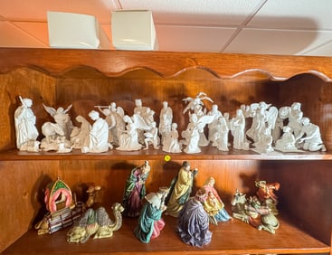 LARGE LENOX NATIVITY SET PARIAH